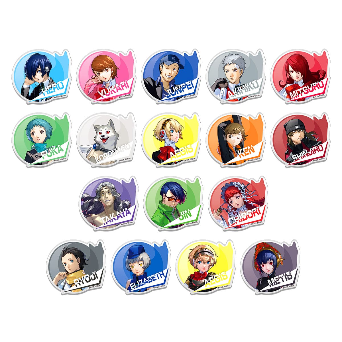 ペルソナ３ リロード in NAMJATOWN  ネームバッジコレクション